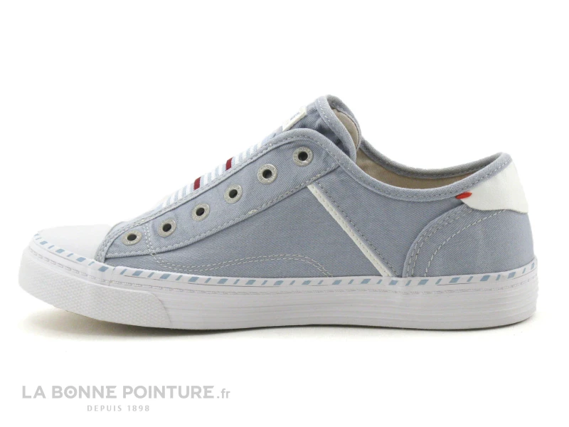 Mustang 1376-401-896 Jeans Bleu Clair - Basket Slippers Femme 5 Mustang 1376-401-896 Jeans Bleu Clair - Basket Slippers Femme – Image 3