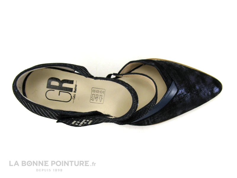 Geo Reino ALVITOL Marine - Escarpin Talon Haut Avec Bride 8 Geo Reino ALVITOL Marine - Escarpin Talon Haut Avec Bride – Image 6