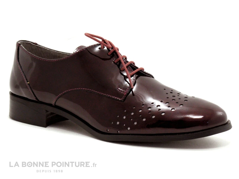 Folies VIANA Bordeaux - Chaussure Derby Femme 7 Folies VIANA Bordeaux - Chaussure Derby Femme â Image 5