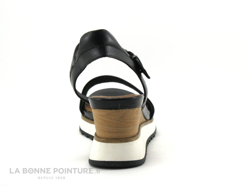 Tamaris 1-28015-26 001 Black - Sandale Noire Talon Haut Compense 6 Tamaris 1-28015-26 001 Black - Sandale Noire Talon Haut Compense – Image 4
