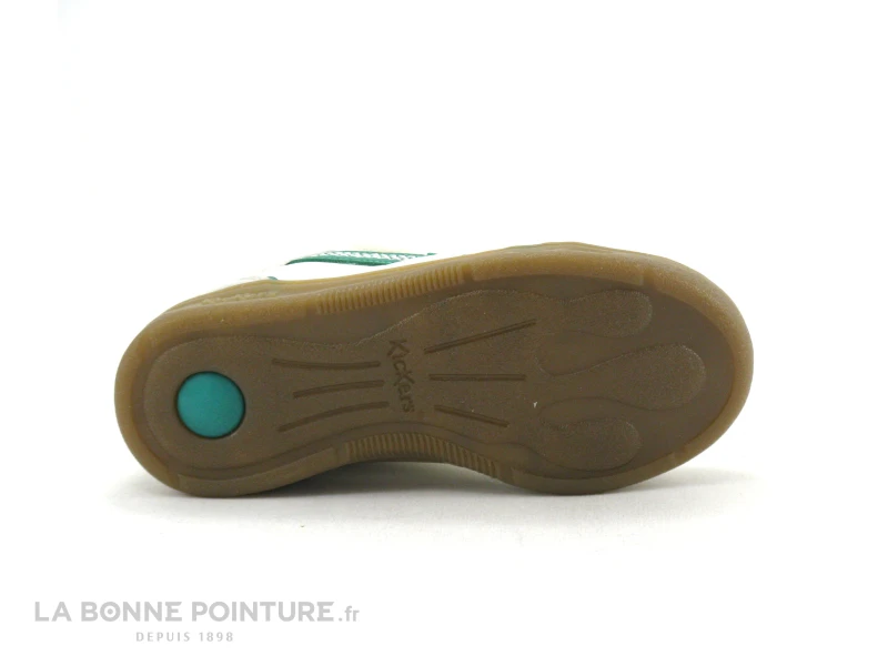 Kickers KOUIC Blanc Gris Vert - 928541 - Basket Mode Enfant 9 Kickers KOUIC Blanc Gris Vert - 928541 - Basket Mode Enfant – Image 7