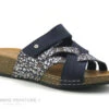 Fly Flot FLAXAL - Bleu Marine - Imprime - Mule Reglable Femme