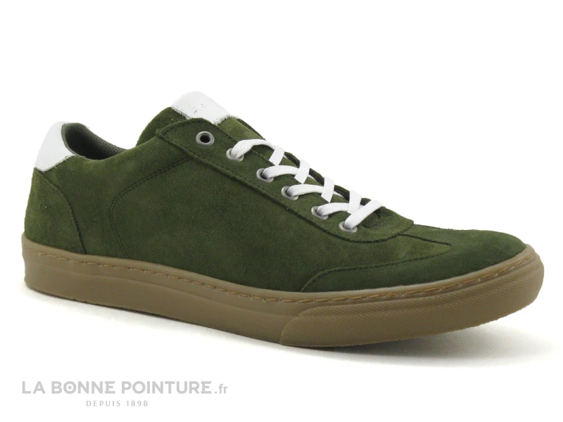 Arid RIGNY Kaki - Basket Homme Cuir Kaki 3 Arid RIGNY Kaki - Basket Homme Cuir Kaki