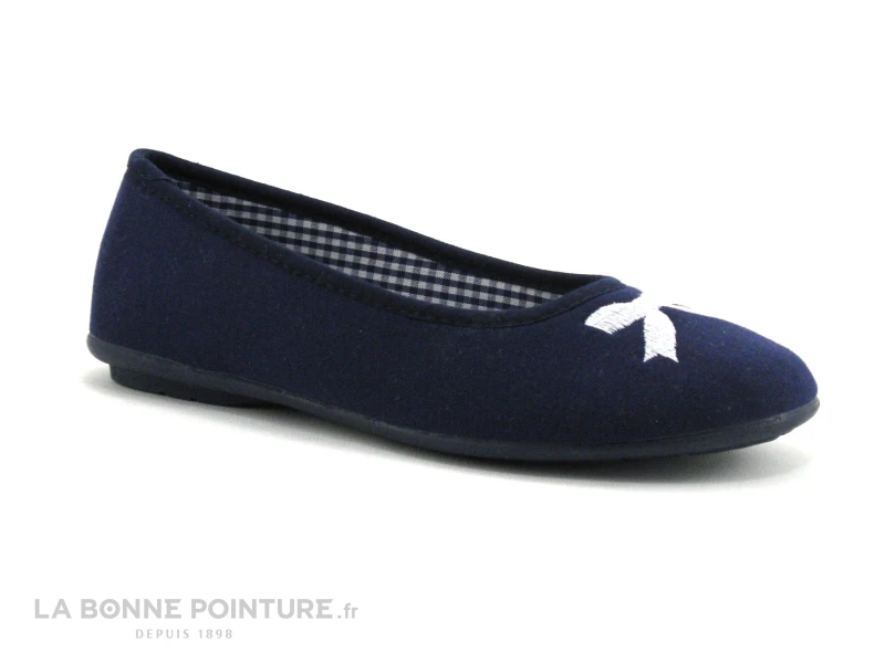 RYB 600 9000 B392 - Bleu Marine - Pantoufle Ballerine Femme 3 RYB 600 9000 B392 - Bleu Marine - Pantoufle Ballerine Femme