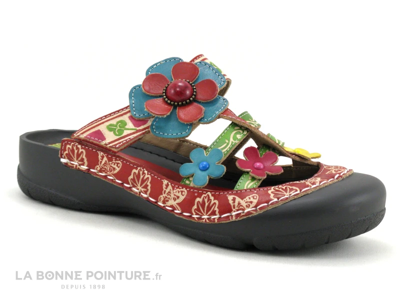 Laura Vita PHENIX Rouge - Sabot Mode Femme 3 Laura Vita PHENIX Rouge - Sabot Mode Femme