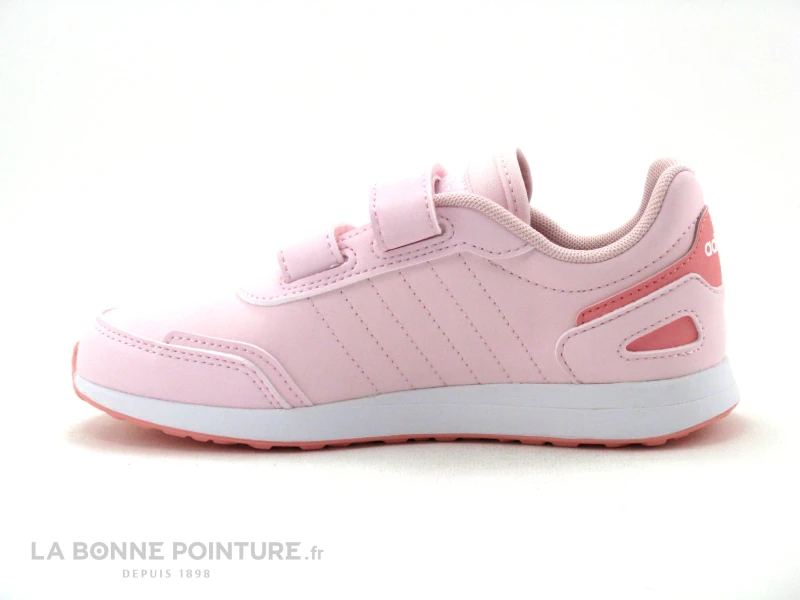 Adidas VS SWITCH 3 C - FY9224 - Rose Blanc - Basket Fille Velcro 5 Adidas VS SWITCH 3 C - FY9224 - Rose Blanc - Basket Fille Velcro – Image 3