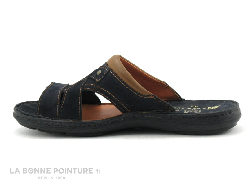 Morans MATISSE 28390 Marine Nubuck - Mule Homme 4 Morans MATISSE 28390 Marine Nubuck - Mule Homme â Image 2