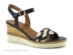 Tamaris 1-28305-20 Navy - Nu-pieds Bleu Marine - Talon Haut Compense -Chaussure Offre Boutique cd24607c73b9e66c561f35ea11d5d5ef img 7387.jpg 180461