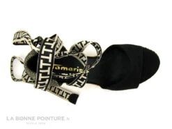 Tamaris 1-28344-20 Black - Sandale Femme Avec Ruban - Talon Compense -Chaussure Offre Boutique cd24607c73b9e66c561f35ea11d5d5ef img 7427.jpg 180376