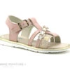 Bopy EBRIA Rose - Etoiles - Sandale Fille Cuir Rose