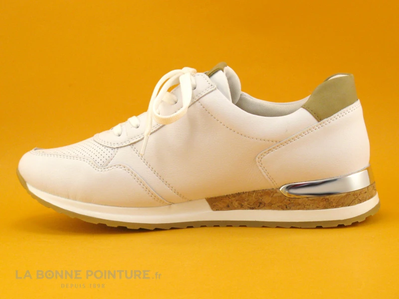 Remonte D2536-80 - Blanc Beige Argent - Basket Basse Femme 5 Remonte D2536-80 - Blanc Beige Argent - Basket Basse Femme – Image 3