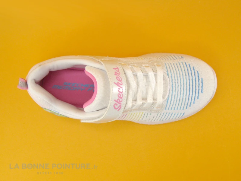 Skechers 302379L Bobs Squad Fresh Delight - Blanc - Multi- Basket Fille 8 Skechers 302379L Bobs Squad Fresh Delight - Blanc - Multi- Basket Fille – Image 6