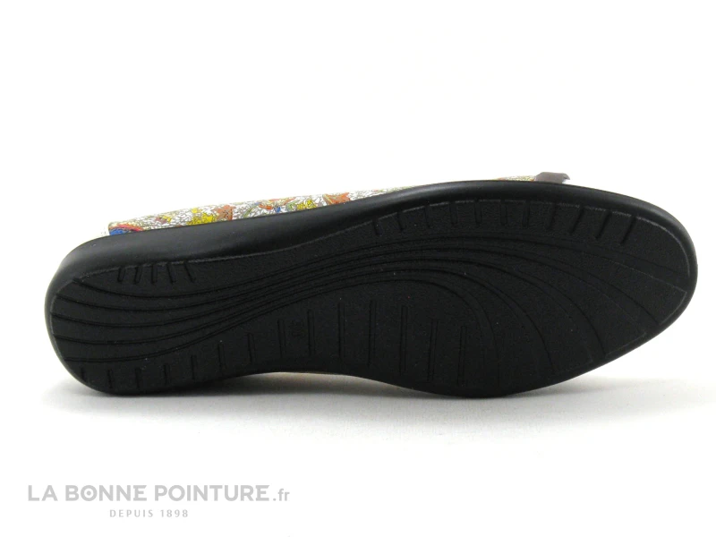 Inea - INDIRA Fleurs - Creme Jaune - Ballerine Femme 8 Inea - INDIRA Fleurs - Creme Jaune - Ballerine Femme â Image 6