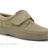 Celferi 002-V-B- Beige - Chaussure Homme Daim Beige Avec Scratch