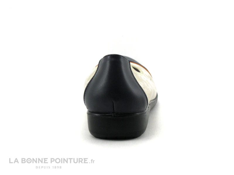 Inea CELESTE Marine Orange Or - Ballerine Souple Femme 6 Inea CELESTE Marine Orange Or - Ballerine Souple Femme – Image 4