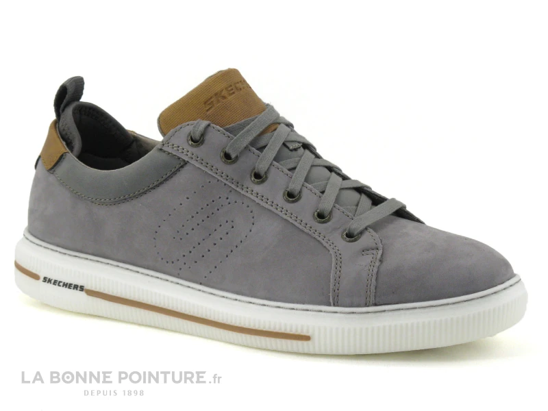 Skechers PERTOLA RUSTON 210450 - Sneakers Grise Homme 3 Skechers PERTOLA RUSTON 210450 - Sneakers Grise Homme