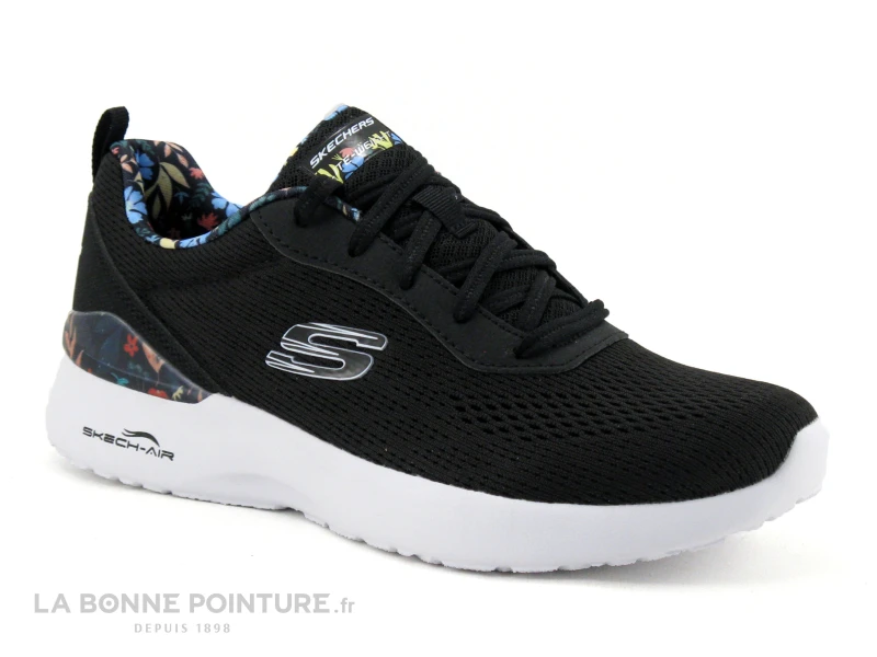 Skechers Skech-Air 149756 - Dinamight - Laid Out - Noir Et Fleuri - Basket F 7 Skechers Skech-Air 149756 - Dinamight - Laid Out - Noir Et Fleuri - Basket F â Image 5