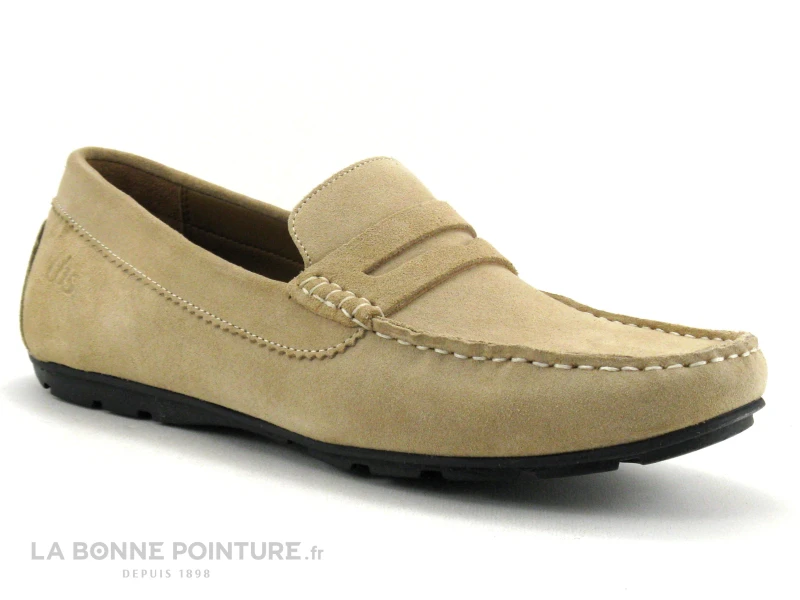 TBS SAILHAN G8175 - Cuir Velours Cappucino - Mocassin Marron Homme 7 TBS SAILHAN G8175 - Cuir Velours Cappucino - Mocassin Marron Homme – Image 5