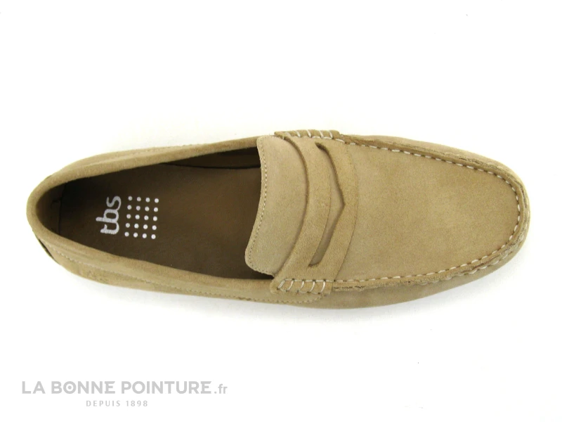 TBS SAILHAN G8175 - Cuir Velours Cappucino - Mocassin Marron Homme 8 TBS SAILHAN G8175 - Cuir Velours Cappucino - Mocassin Marron Homme – Image 6