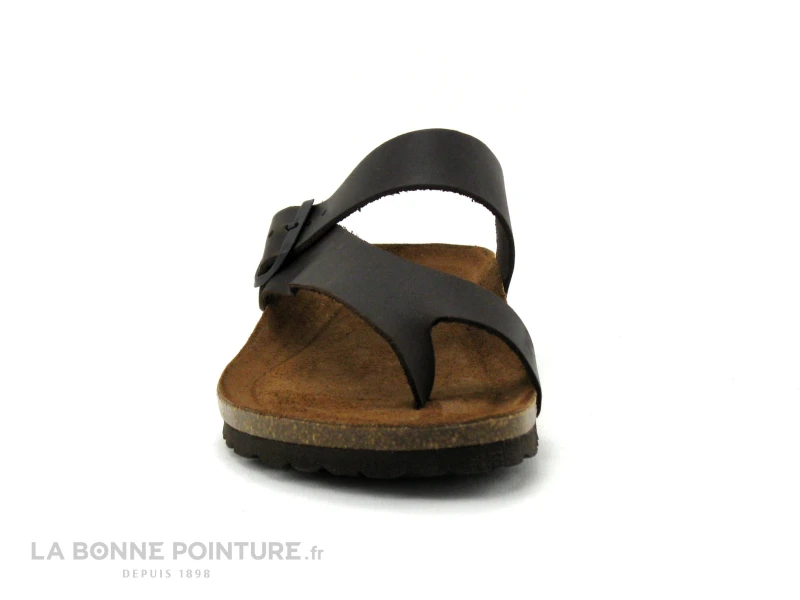 Inter Bios 9511 Moka - Tong Homme Cuir Marron - Reglable 4 Inter Bios 9511 Moka - Tong Homme Cuir Marron - Reglable – Image 2