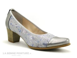 Geo Reino TURBAN Honda Gris - Escarpin Petit Talon
