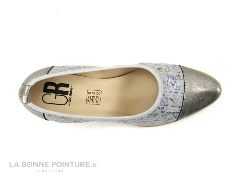 Geo Reino TURBAN Honda Gris - Escarpin Petit Talon 8 Geo Reino TURBAN Honda Gris - Escarpin Petit Talon – Image 6