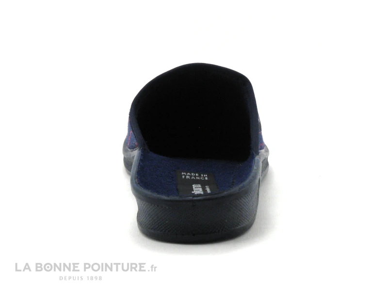 Airplum FABRICE Marine - Rayures Rouges - Pantoufle Mule Homme 5 Airplum FABRICE Marine - Rayures Rouges - Pantoufle Mule Homme â Image 3