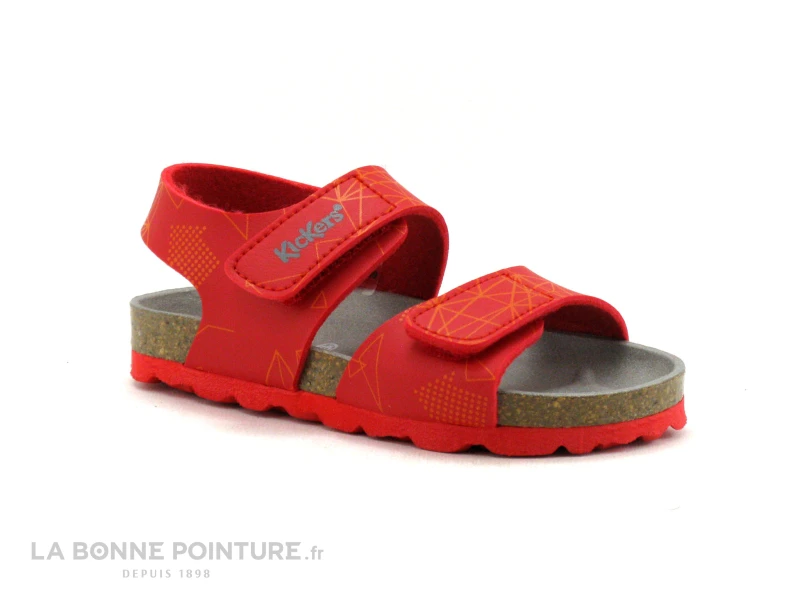 Kickers Summerkro Rouge Galactic 785457 - Sandale Velcro Enfant 3 Kickers Summerkro Rouge Galactic 785457 - Sandale Velcro Enfant