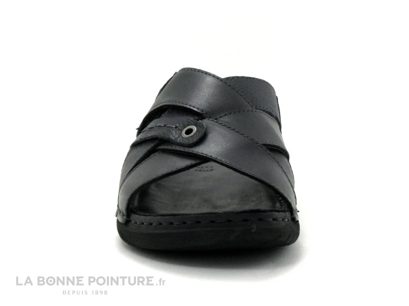 Green Hill 42970 ML - Mule Homme Cuir Noir - Brides Croisees 4 Green Hill 42970 ML - Mule Homme Cuir Noir - Brides Croisees – Image 2