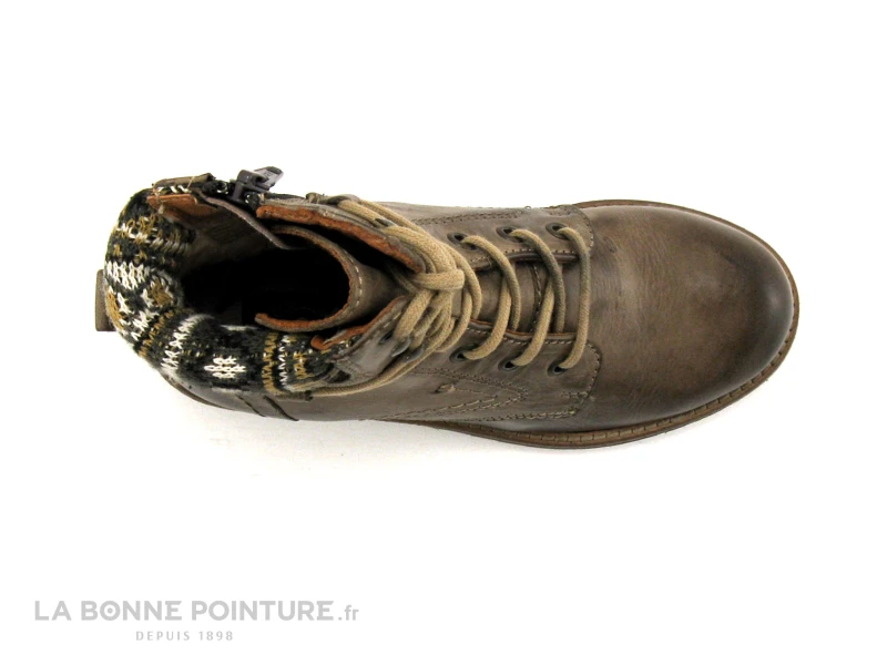 Com Un Point ADGENER Kaki - Bottine Fille Marron 8 Com Un Point ADGENER Kaki - Bottine Fille Marron – Image 6