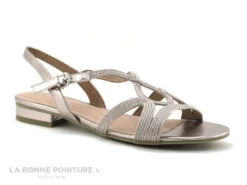 Marco Tozzi 2-28185-26 Rose Metallic - Sandale Rose Femme