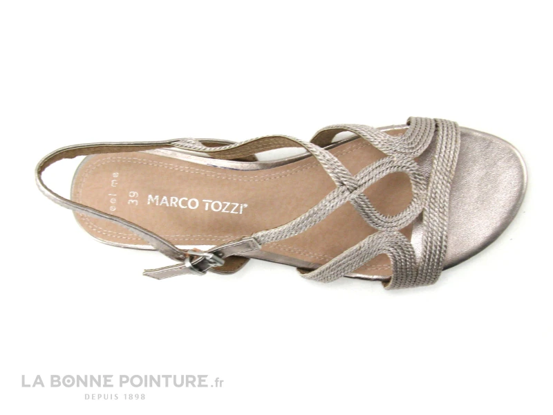 Marco Tozzi 2-28185-26 Rose Metallic - Sandale Rose Femme 5 Marco Tozzi 2-28185-26 Rose Metallic - Sandale Rose Femme – Image 3