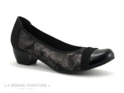 INEA RIO - Noir - Bronze - Escarpin Petit Talon