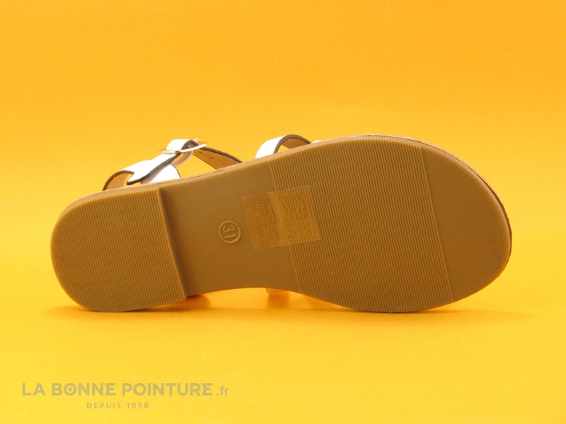 LPB BIANKA Blanc - Sandale Blanche Fille 8 LPB BIANKA Blanc - Sandale Blanche Fille – Image 6