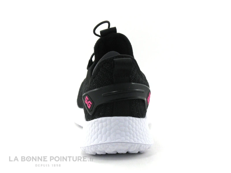 Streeter BRAIL Noir - Basket Slip On Femme - Maille Noire 6 Streeter BRAIL Noir - Basket Slip On Femme - Maille Noire â Image 4