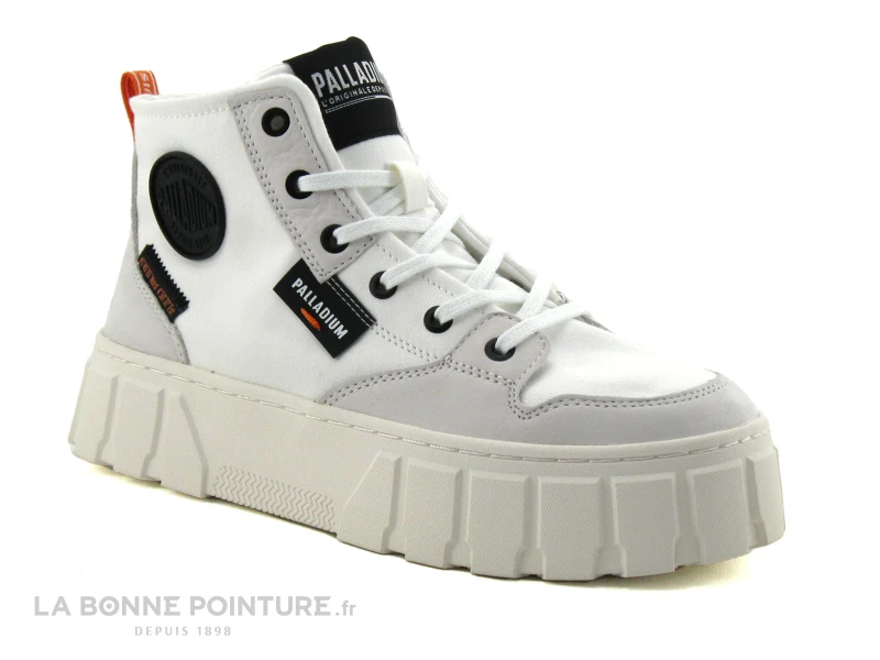 Palladium PALLATOWER Star White - 98573-116 - Basket Montante Plateforme 3 Palladium PALLATOWER Star White - 98573-116 - Basket Montante Plateforme