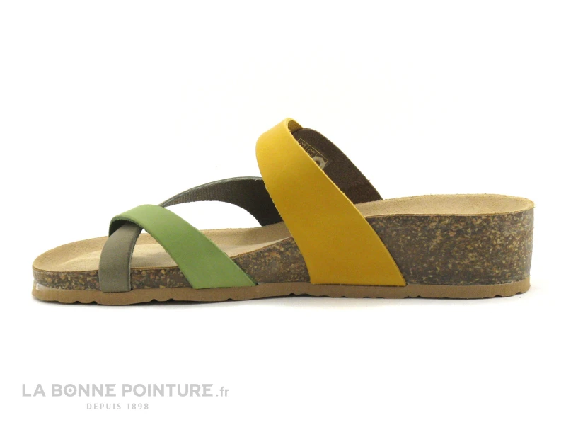 Bionatura 12A456 Kaki - Tong Compensee Femme 5 Bionatura 12A456 Kaki - Tong Compensee Femme – Image 3