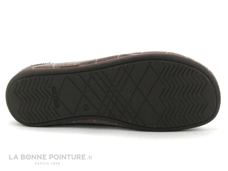 Zels 8543 Cuero - Pantoufle Mule Homme Marron A Carreaux 8 Zels 8543 Cuero - Pantoufle Mule Homme Marron A Carreaux – Image 6