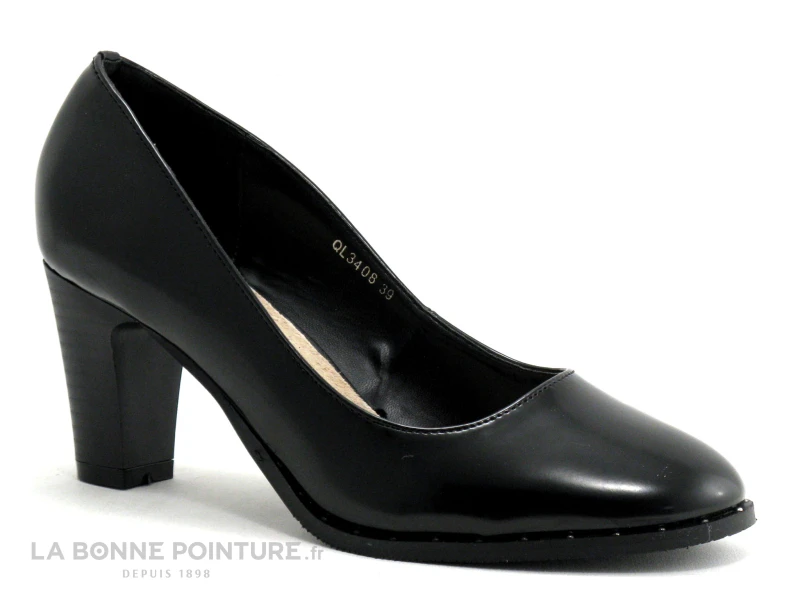 Enza Nucci QL3408 Noir - Escarpin Talon Haut - Clous Semelle 3 Enza Nucci QL3408 Noir - Escarpin Talon Haut - Clous Semelle