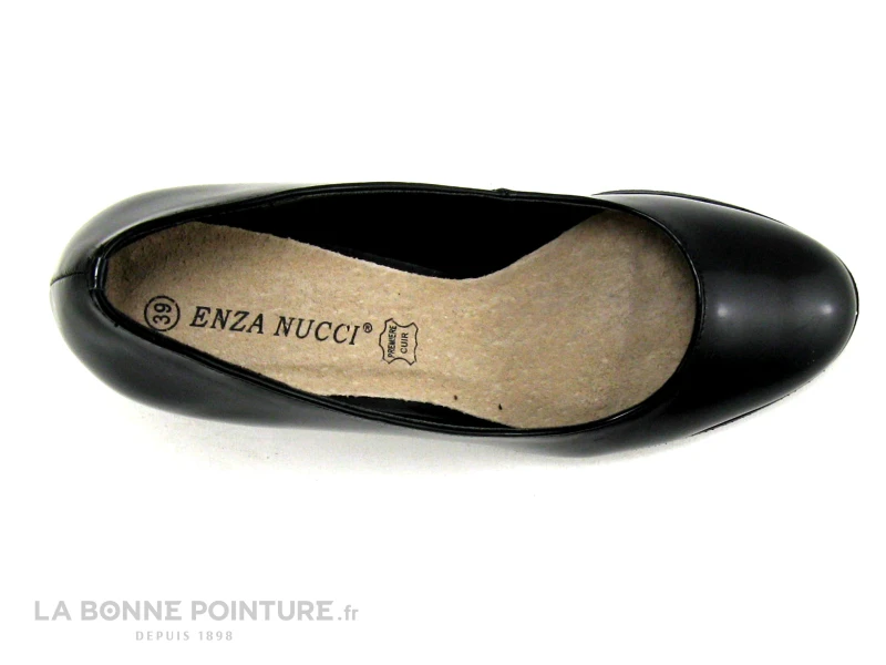 Enza Nucci QL3408 Noir - Escarpin Talon Haut - Clous Semelle 8 Enza Nucci QL3408 Noir - Escarpin Talon Haut - Clous Semelle – Image 6