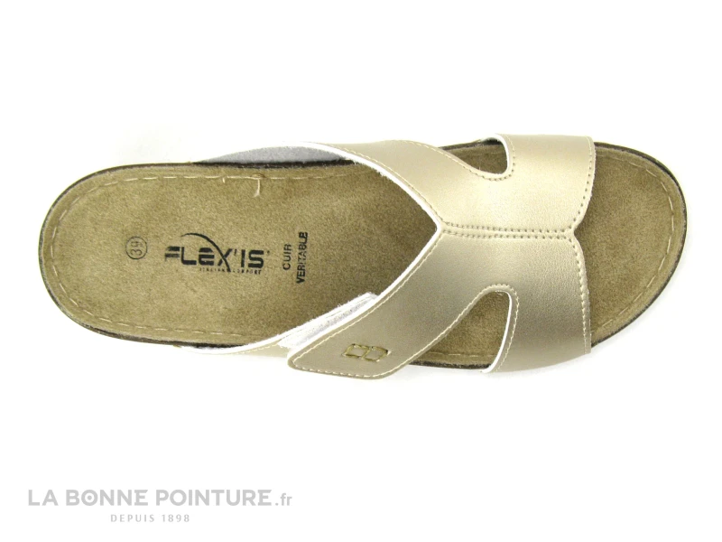 Flex Is By Patrizia Azzi 10673 - Platine - Mule Femme Metallisee 5 Flex Is By Patrizia Azzi 10673 - Platine - Mule Femme Metallisee – Image 3