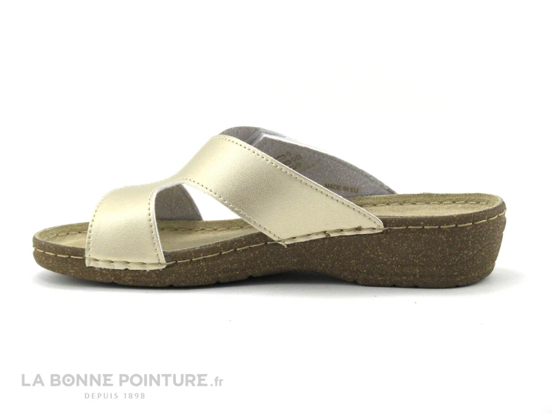 Flex Is By Patrizia Azzi 10673 - Platine - Mule Femme Metallisee 4 Flex Is By Patrizia Azzi 10673 - Platine - Mule Femme Metallisee – Image 2