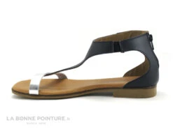 Jordana 3594 - Bleu Marine Et Argent - Sandale Femme Avec Zip -Chaussure Offre Boutique cd24607c73b9e66c561f35ea11d5d5ef img 9961.jpg 171480