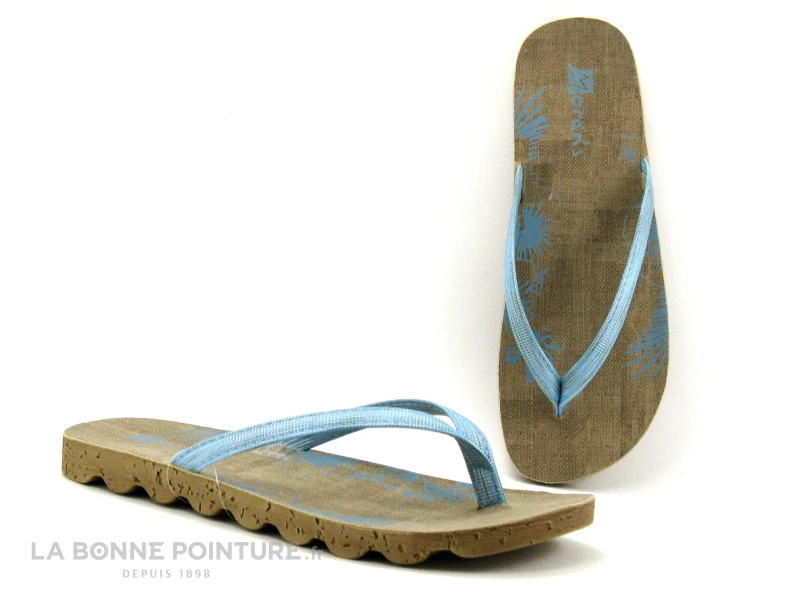 Morans MUROAD Bleu - Tong Femme Bleu Turquoise 3 Morans MUROAD Bleu - Tong Femme Bleu Turquoise